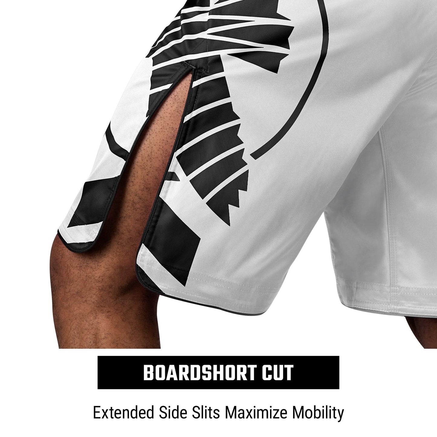 Hayabusa Men's Icon Fight Shorts - White