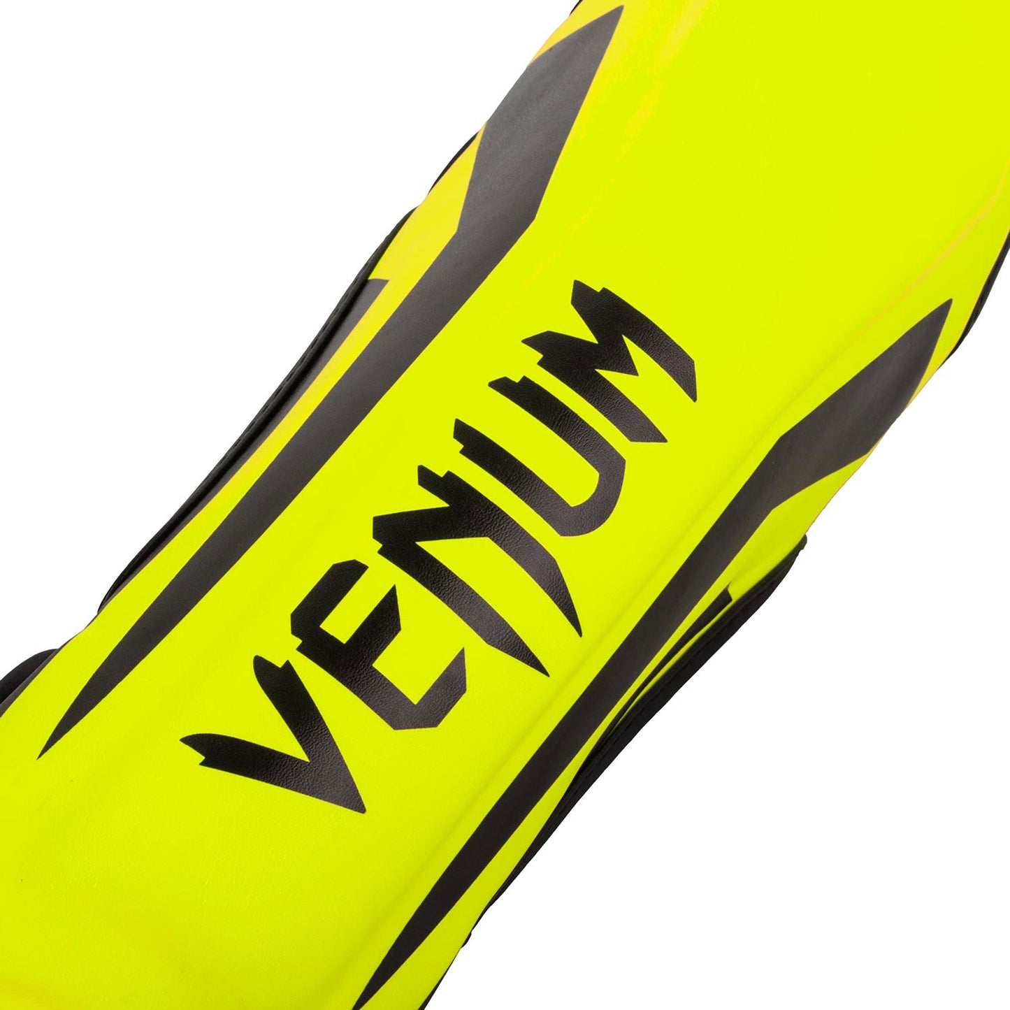 Venum Kids Elite Shinguards - Neo Yellow