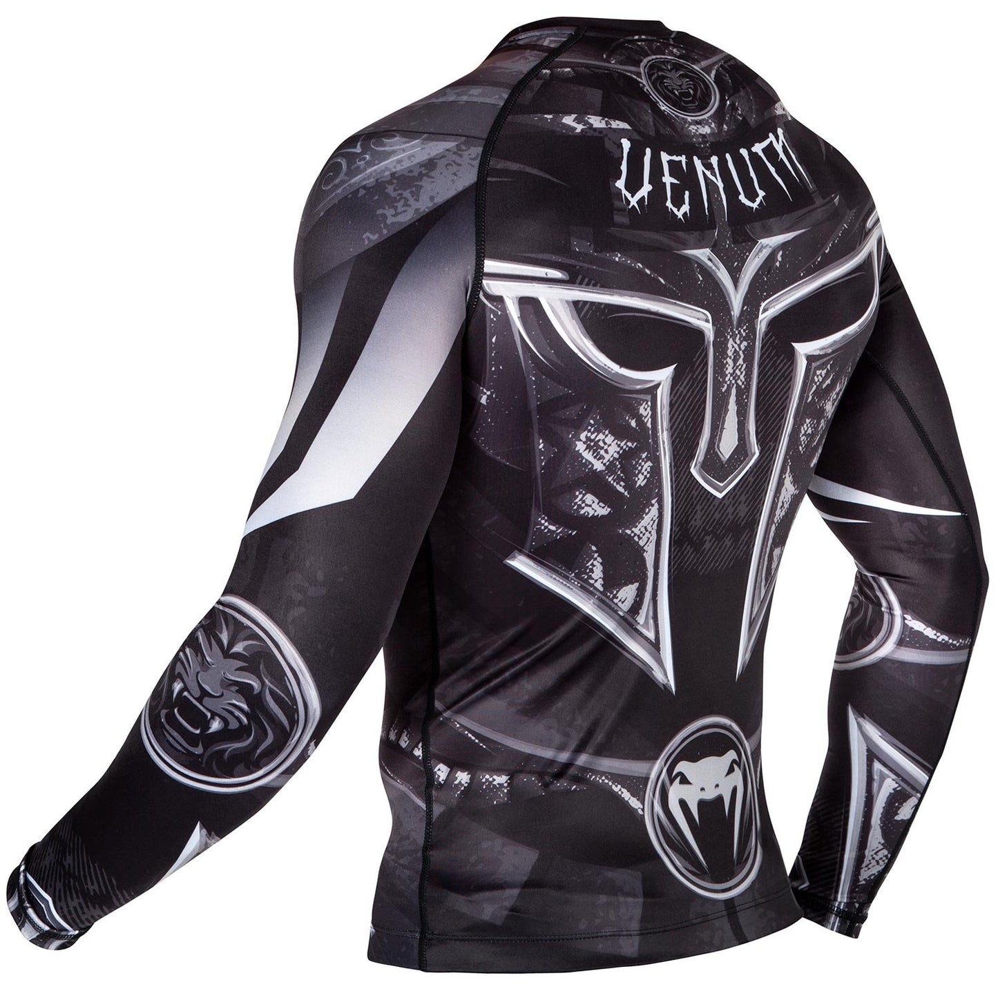 Venum Gladiator 3.0 Long Sleeve Rashguard - Black/White