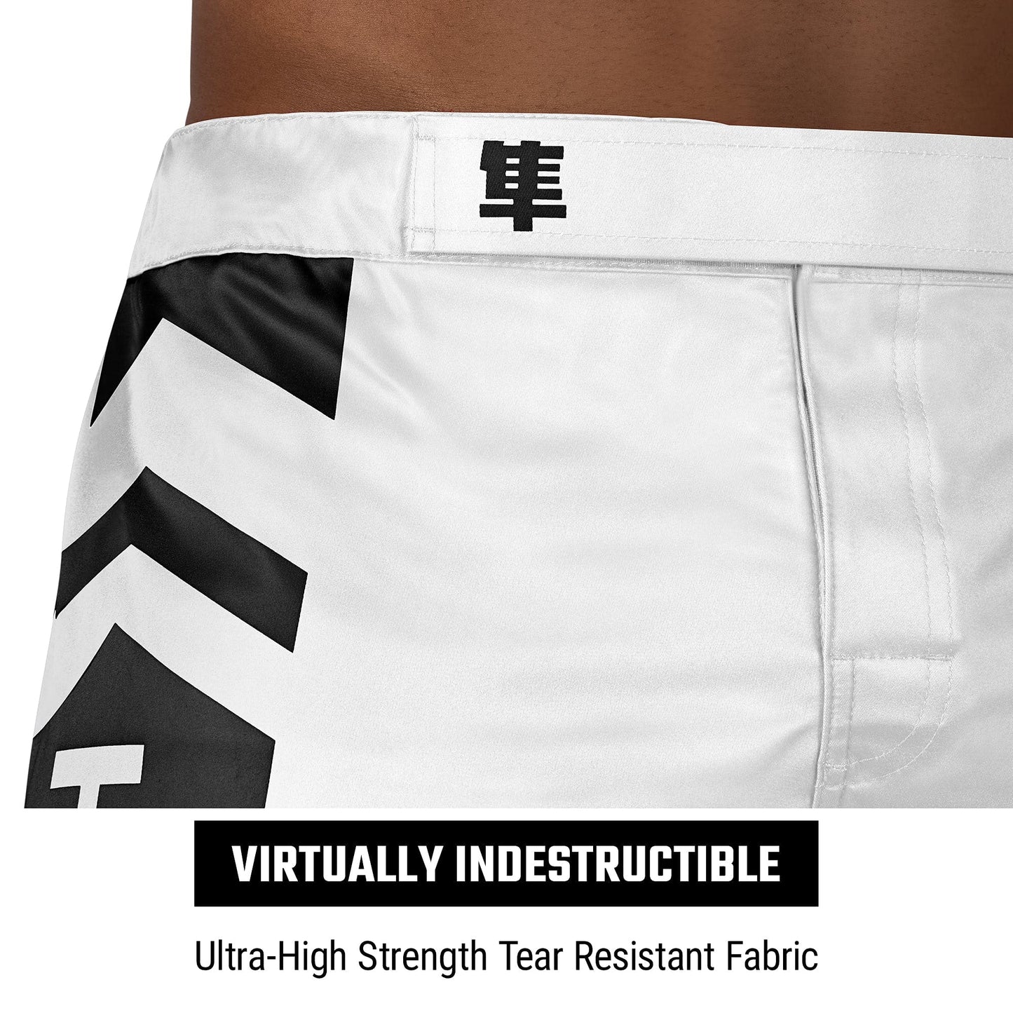 Hayabusa Men's Icon Fight Shorts - White