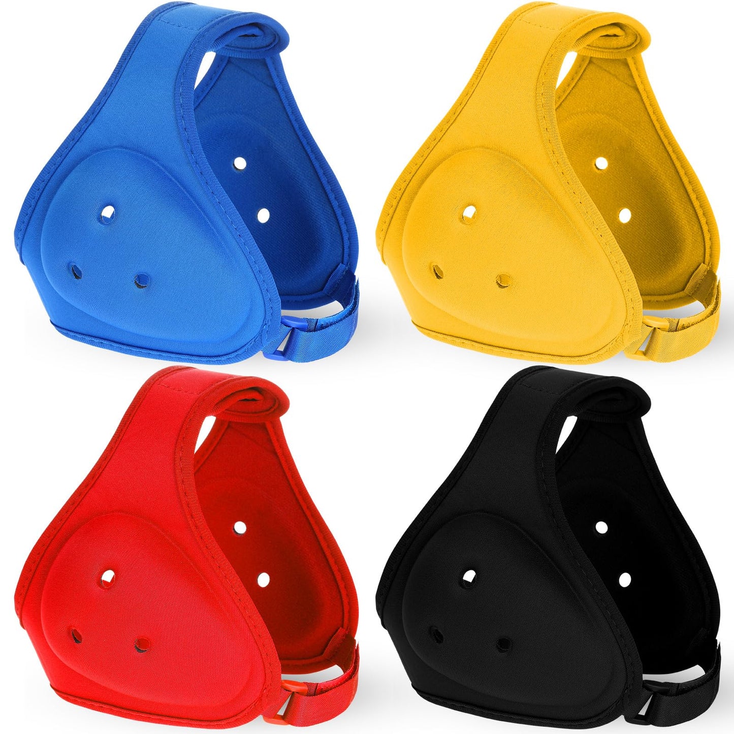 Jerify 4 Pcs Wrestling Headgear for Kids | Youth - Assorted Colors