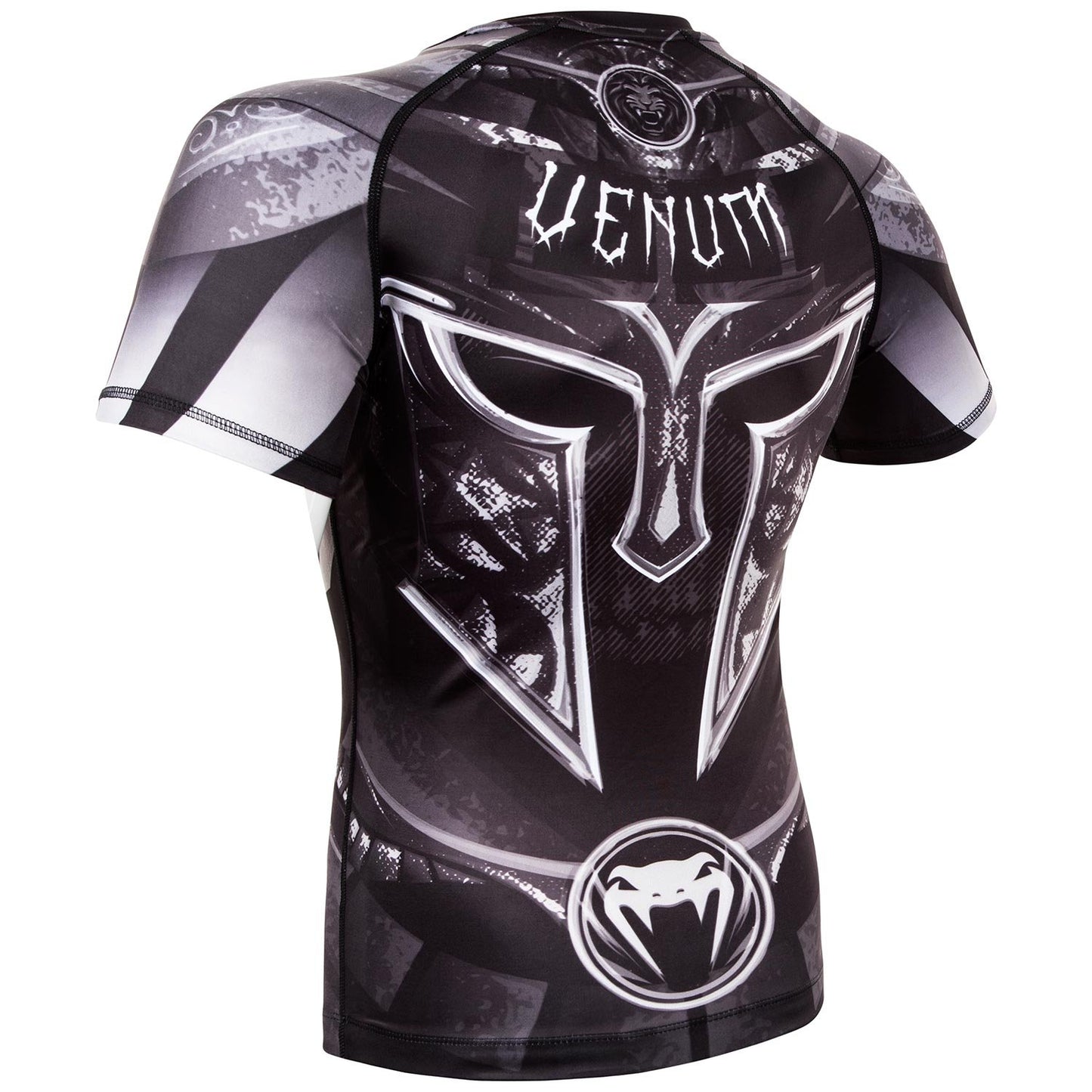 Venum Gladiator 3 0 Short Sleeve Rashguard - Black/White