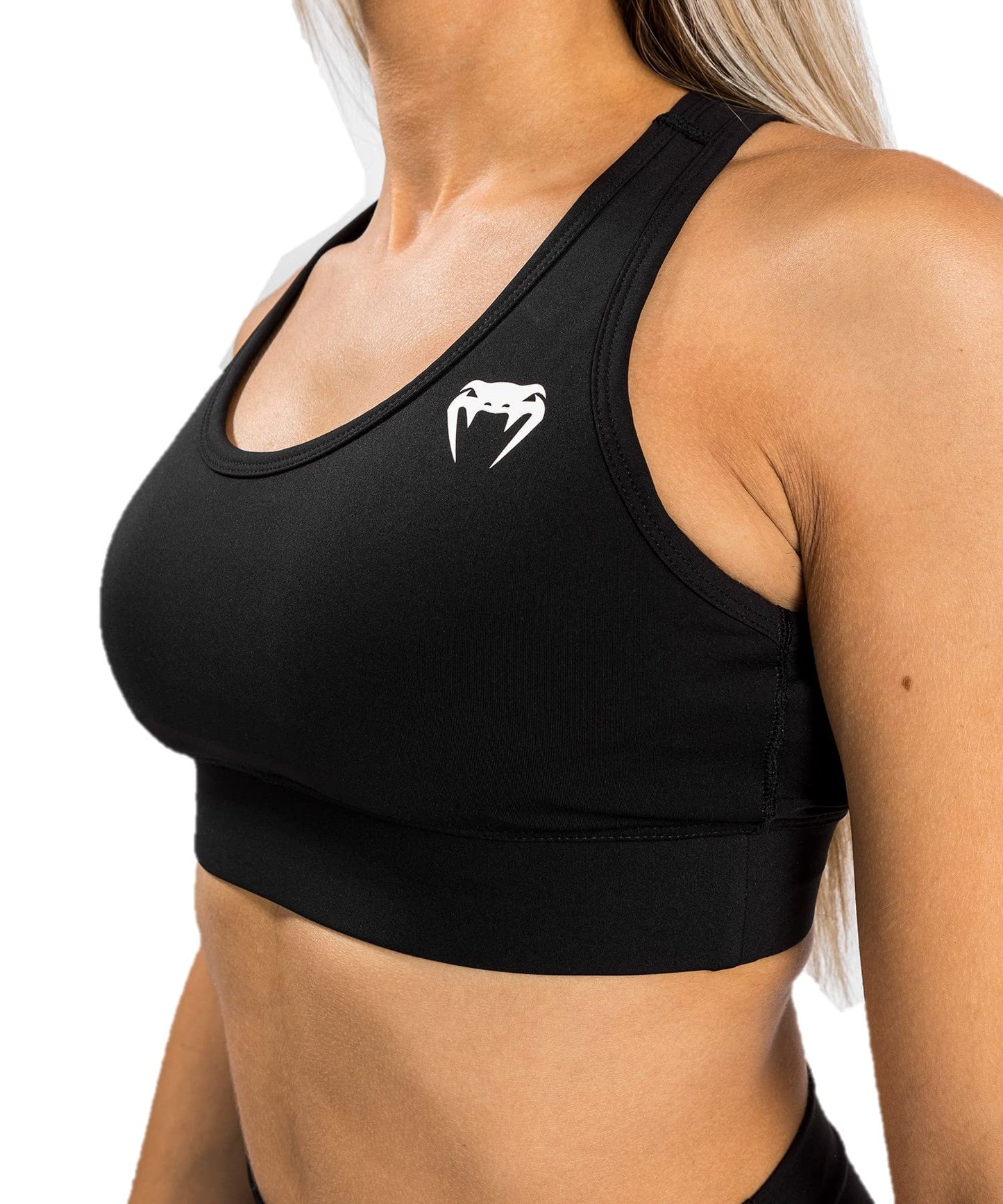 Venum Women's Standard Essential Medium Impact Sport Bra - Black