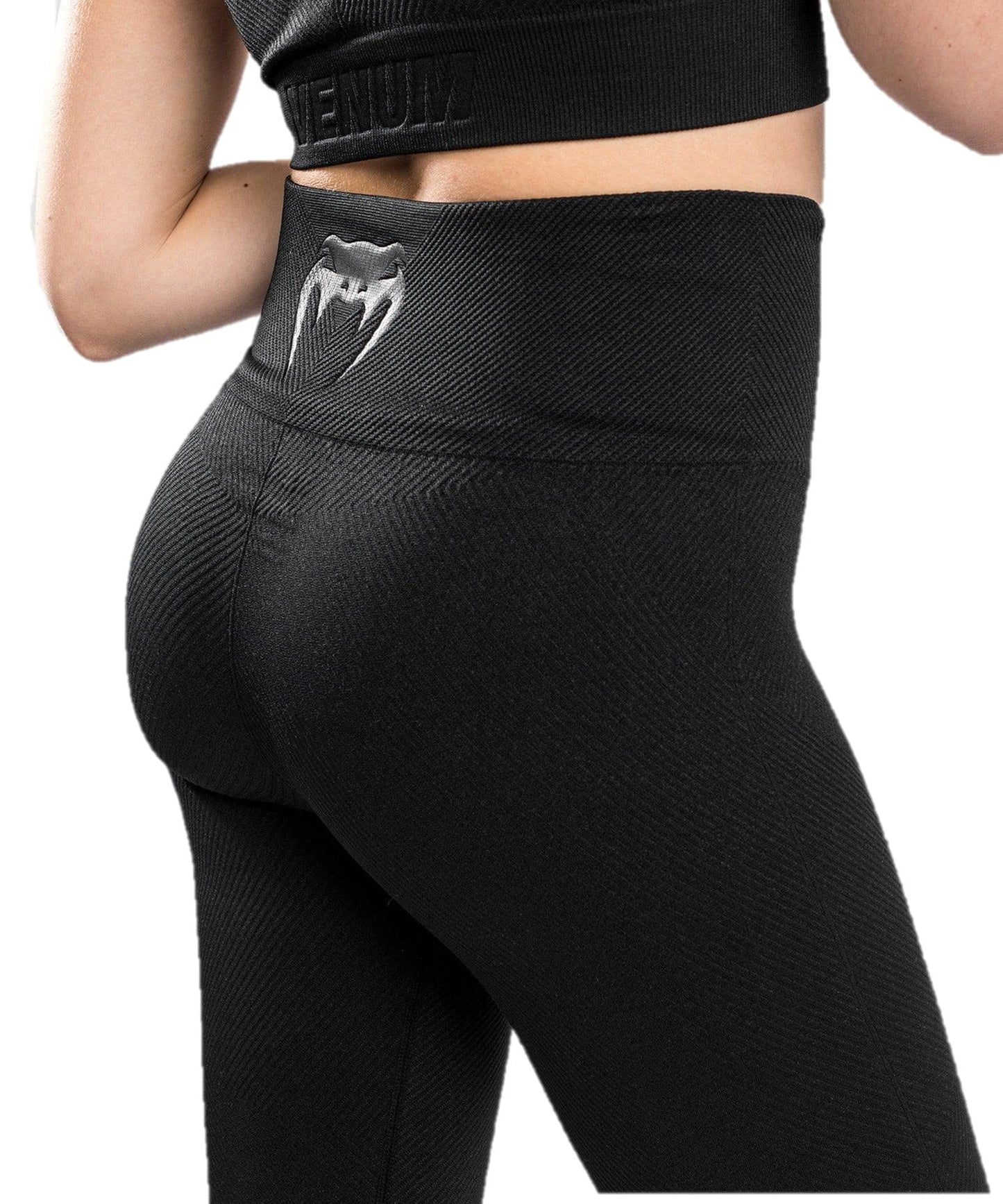 Venum Women's Standard Sparring Seamless 7/8 Leggings - Black