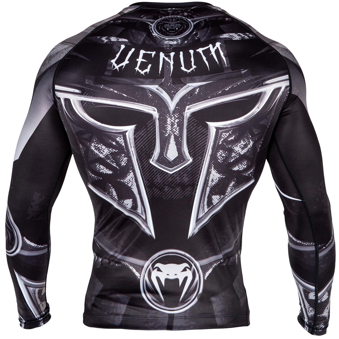 Venum Gladiator 3.0 Long Sleeve Rashguard - Black/White