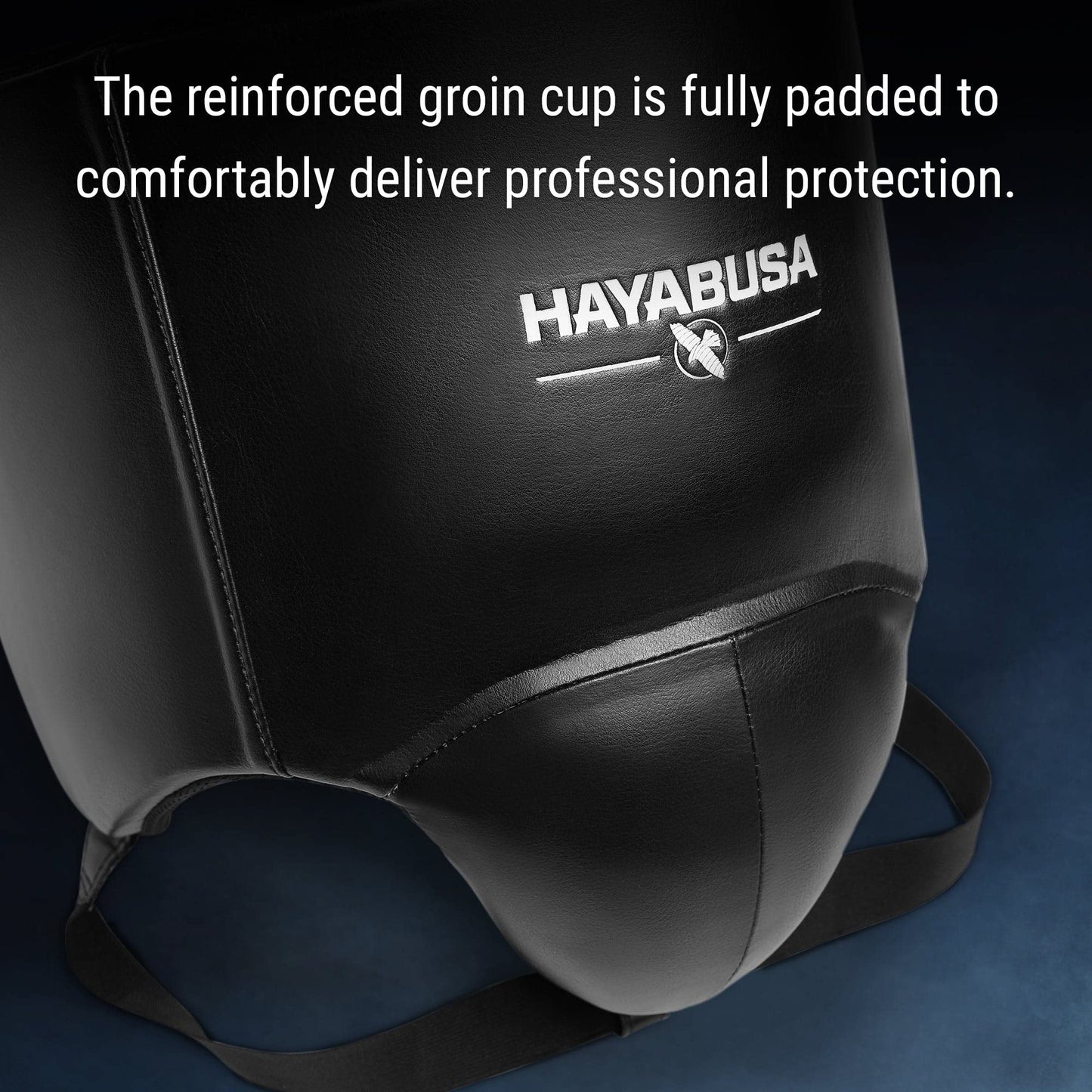 Hayabusa Pro Boxing Groin Protector for Men - Black, Medium