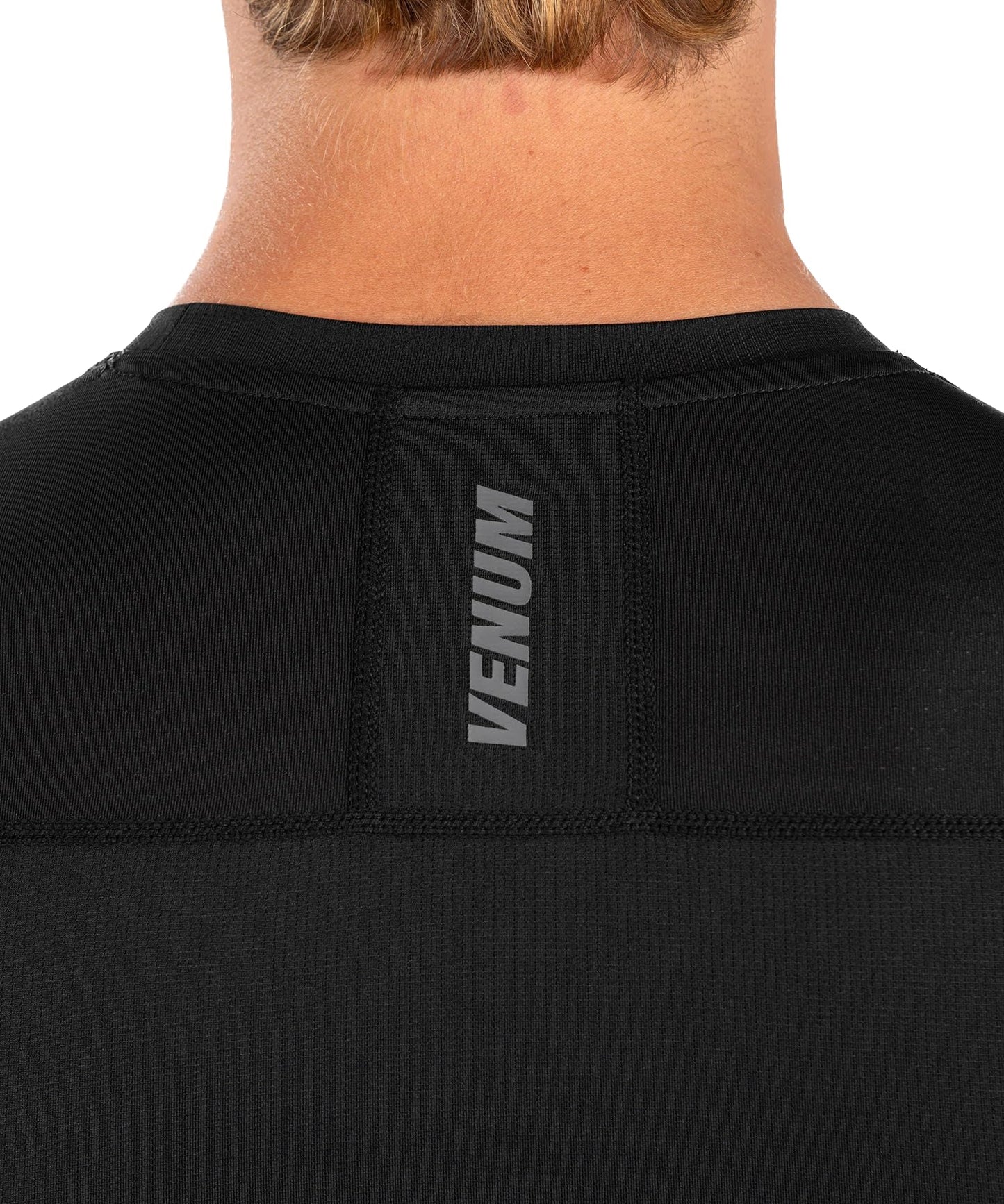 Venum Men's Standard G-Fit Air Short Sleeve Rashguard - Black