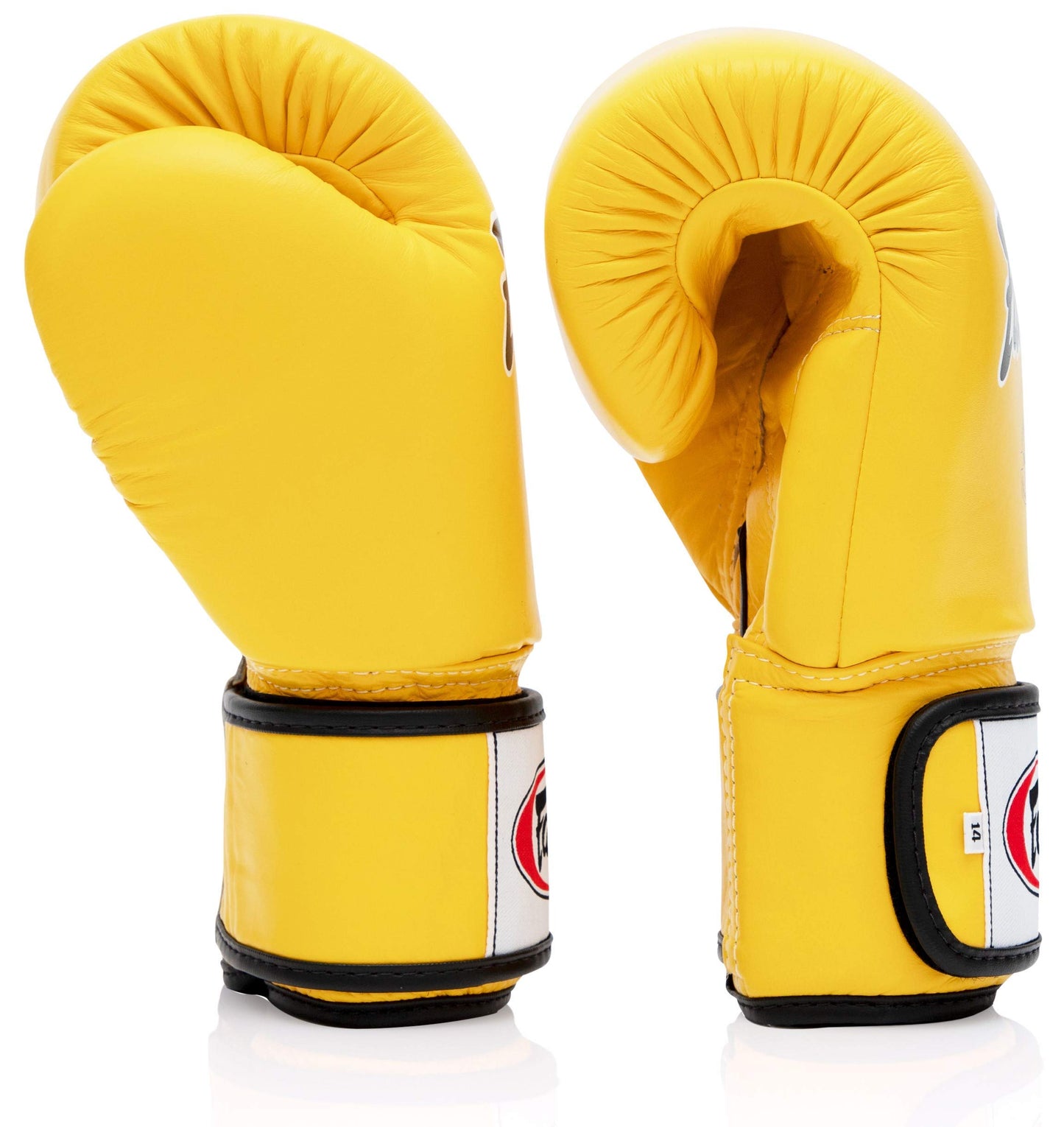 Fairtex BGV1 Muay Thai Boxing Training Sparring Gloves for Men, Women, Kids - Yellow