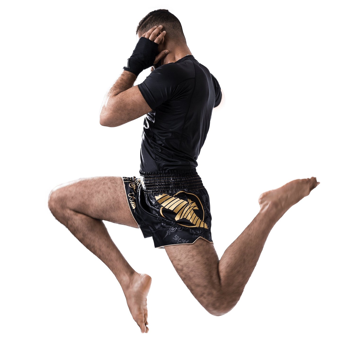 Hayabusa Falcon Muay Thai Shorts - Black