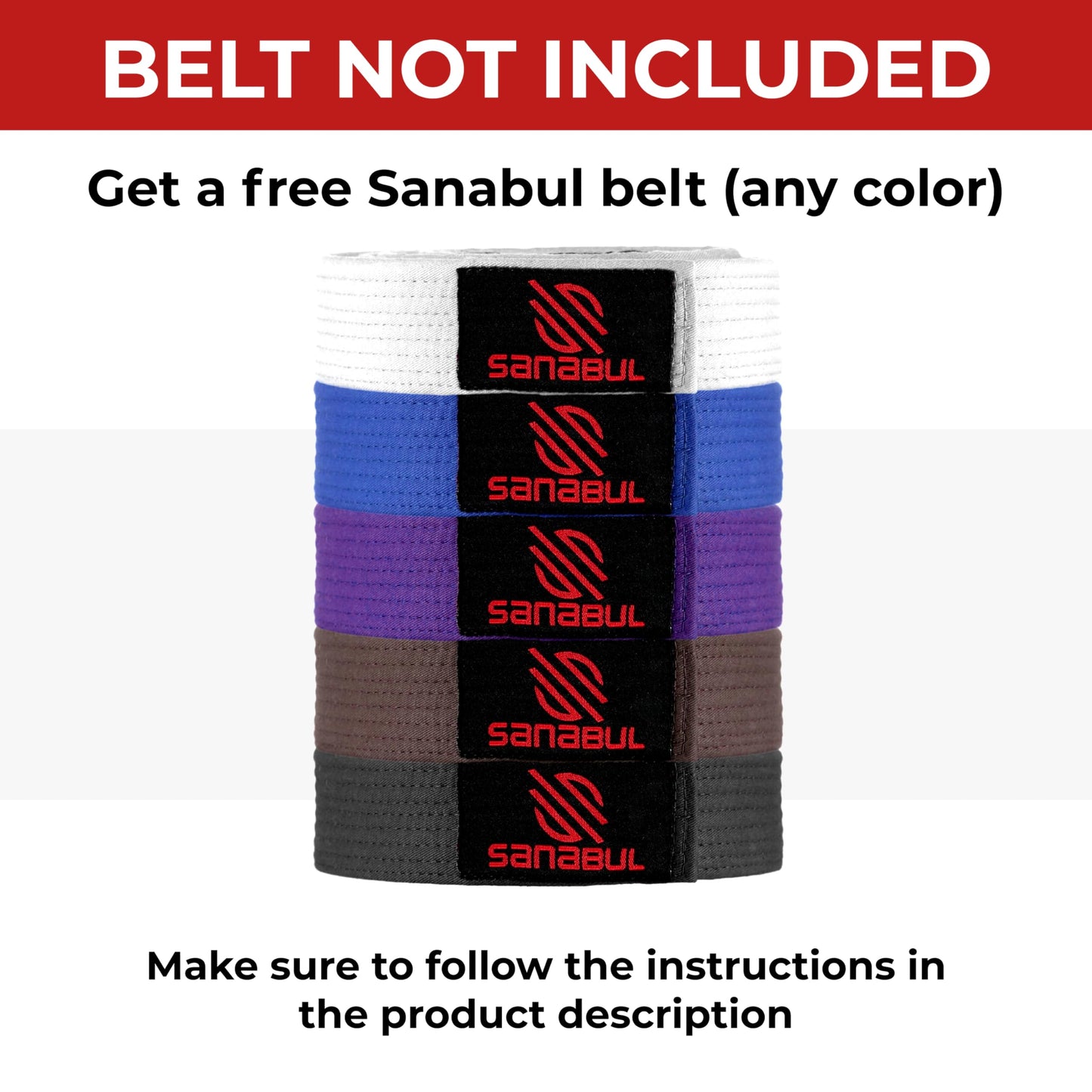 Sanabul Essentials BJJ Gi for Men - White