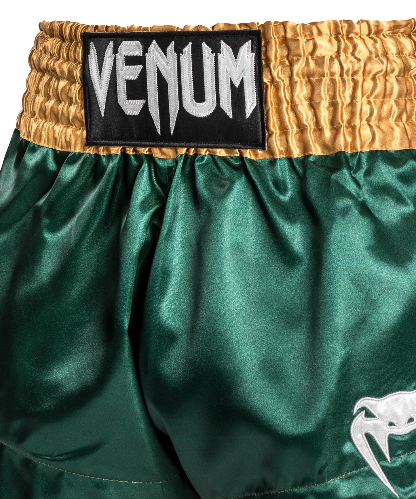 Venum Muay Thai Shorts Classic - Green/Gold/White