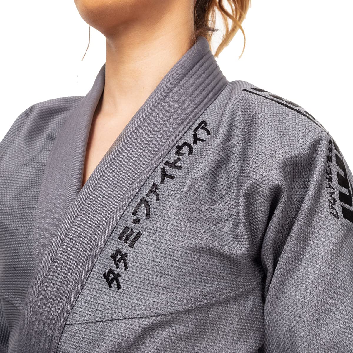 Tatami Fightwear Women's Estilo Black Label BJJ Gi - Black/Gray