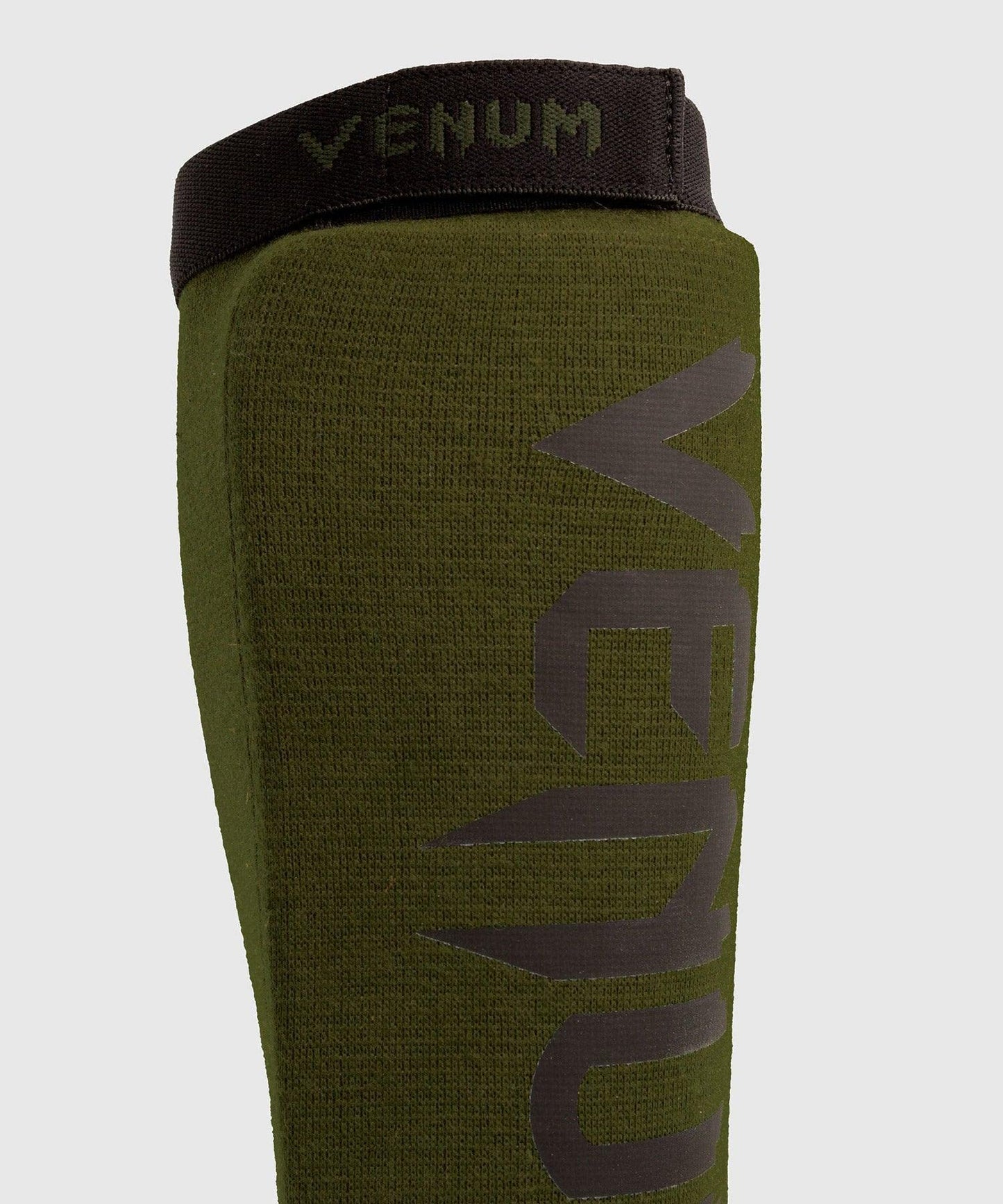 Venum Kontact Shin Guards - Khaki/Black