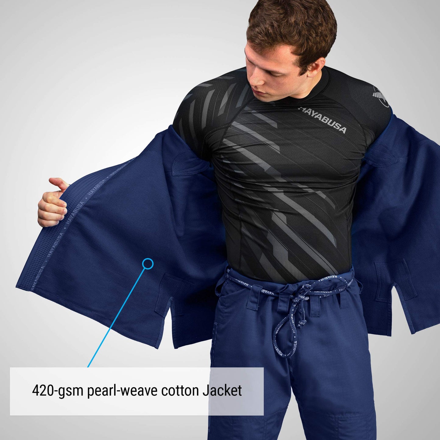 Hayabusa Lightweight Jiu Jitsu Gi - Navy