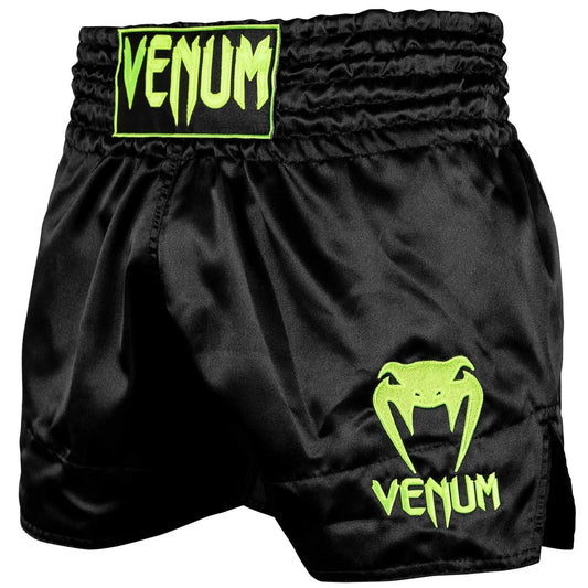 Venum Muay Thai Shorts Classic - Black/Neo Yellow