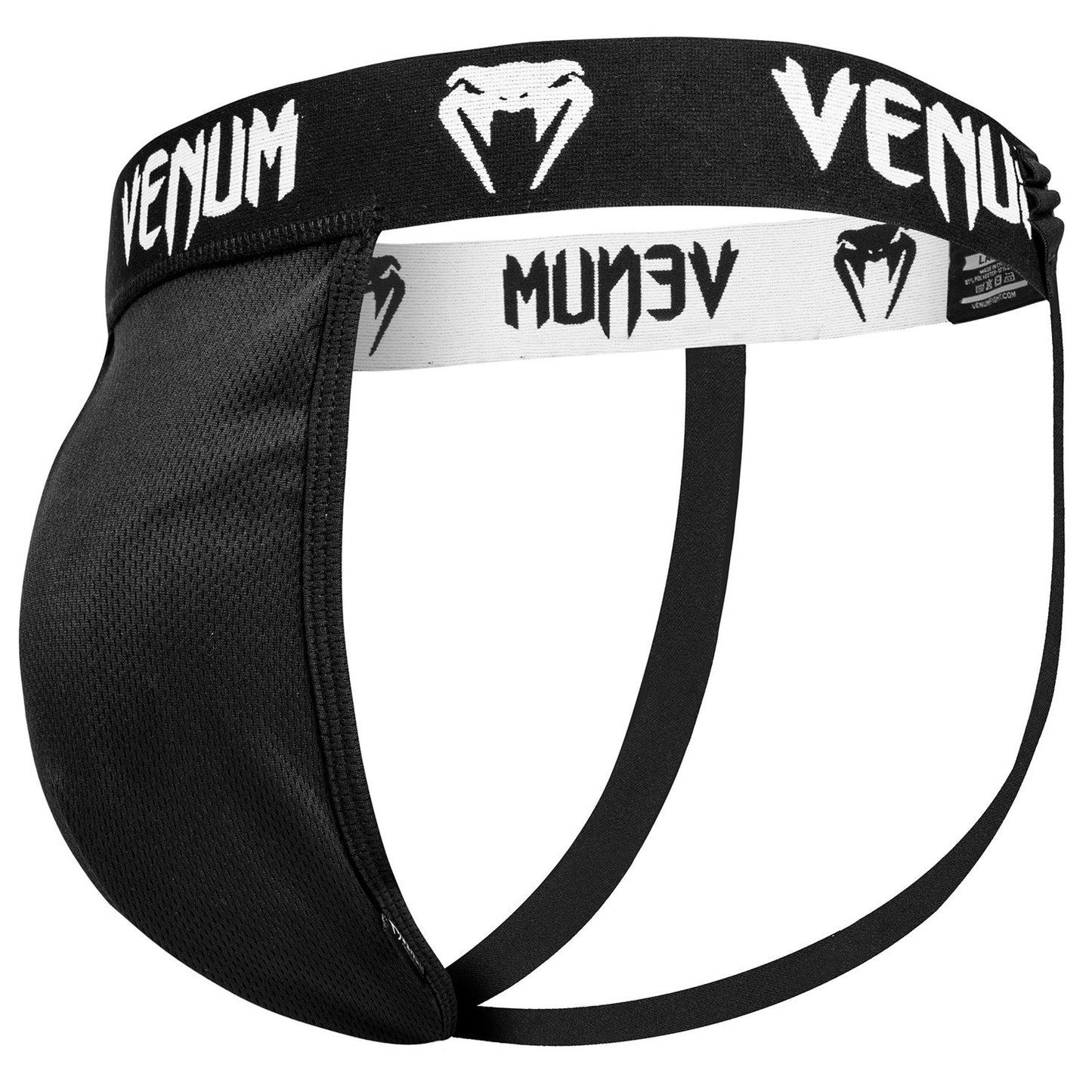 Venum Challenger Groin Guard and Support - Ice White/Black