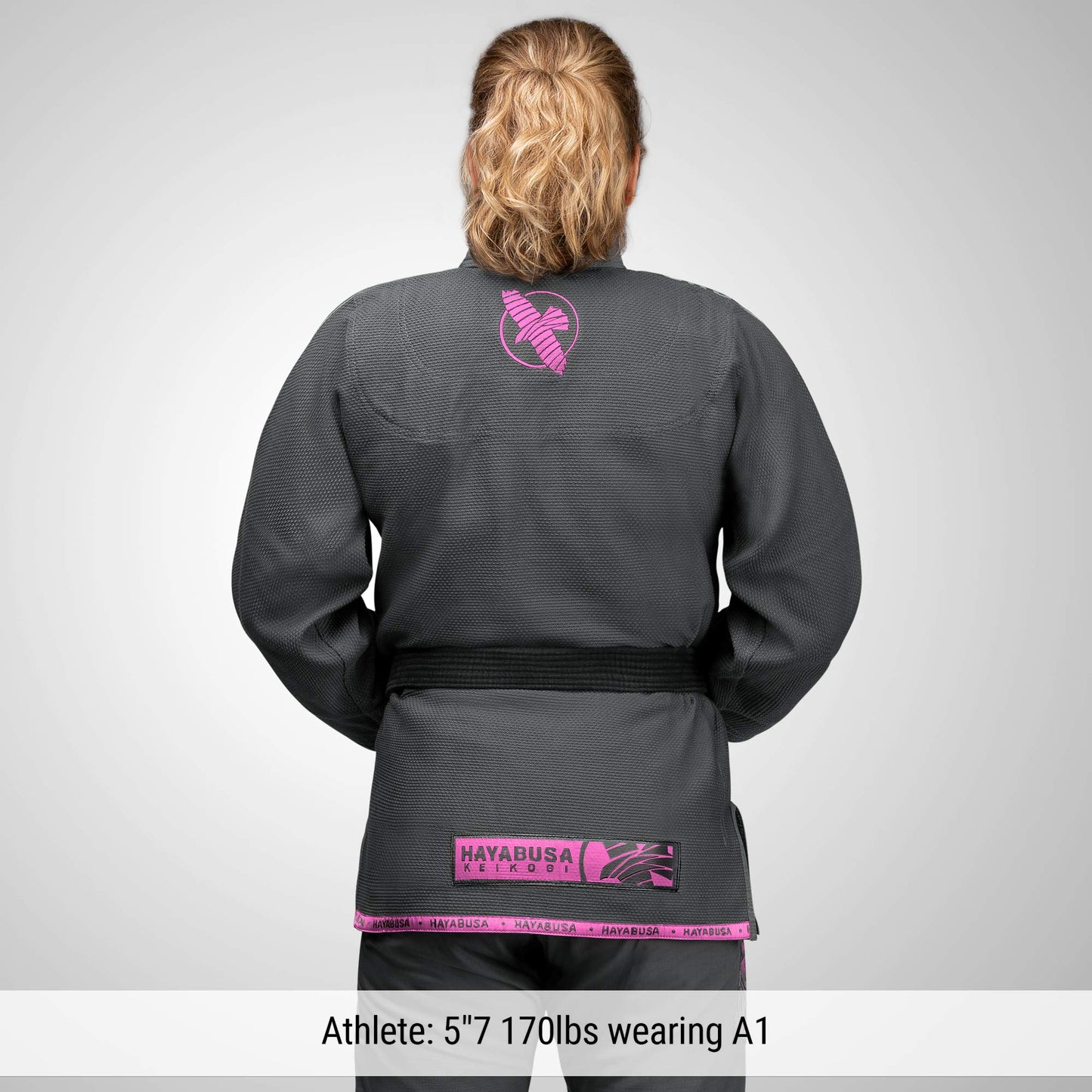 Hayabusa Lightweight Jiu Jitsu Gi - Grey/Pink