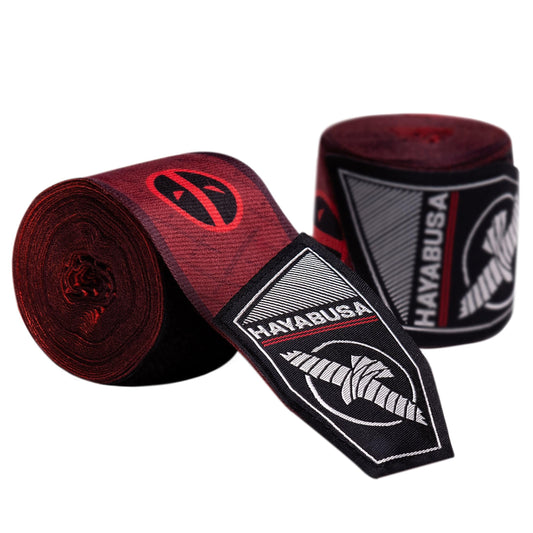 Hayabusa Marvel Hero Elite Boxing Hand Wraps for Men & Women - Deadpool