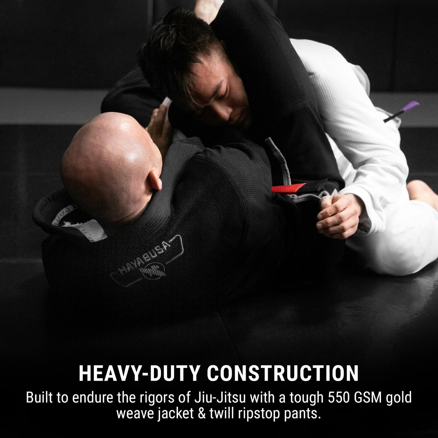 Hayabusa Essential Gold Weave IBJJF Compliant Gi for Men and Women - Black