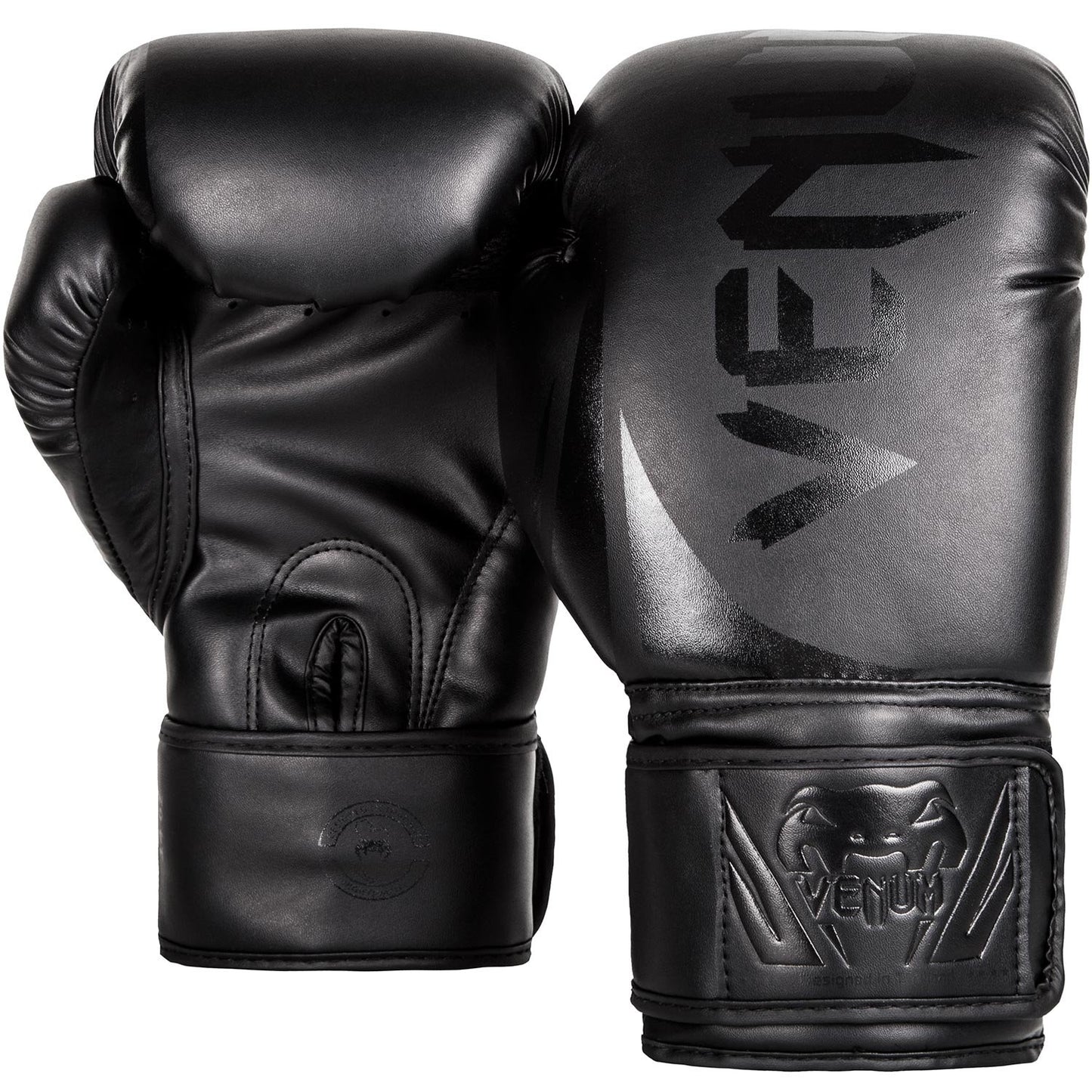 Venum Challenger 2.0 Boxing Gloves - Black/Black, 16 oz