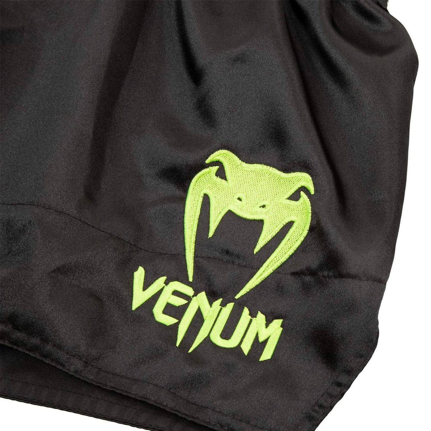 Venum Muay Thai Shorts Classic - Black/Neo Yellow