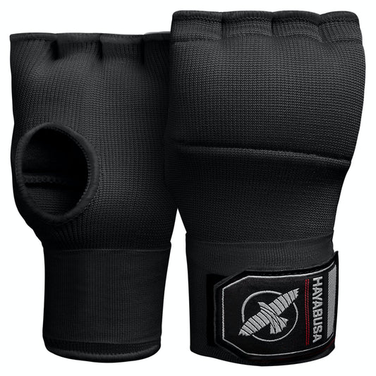 Hayabusa Quick Gel Boxing Hand Wrap Gloves - Black