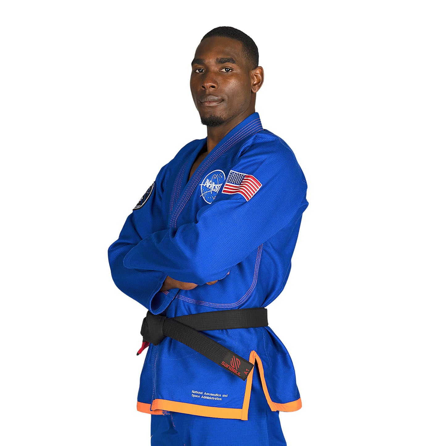 Sanabul NASA Brazilian Jiu Jitsu Gi for Men & Women - Blue/Orange