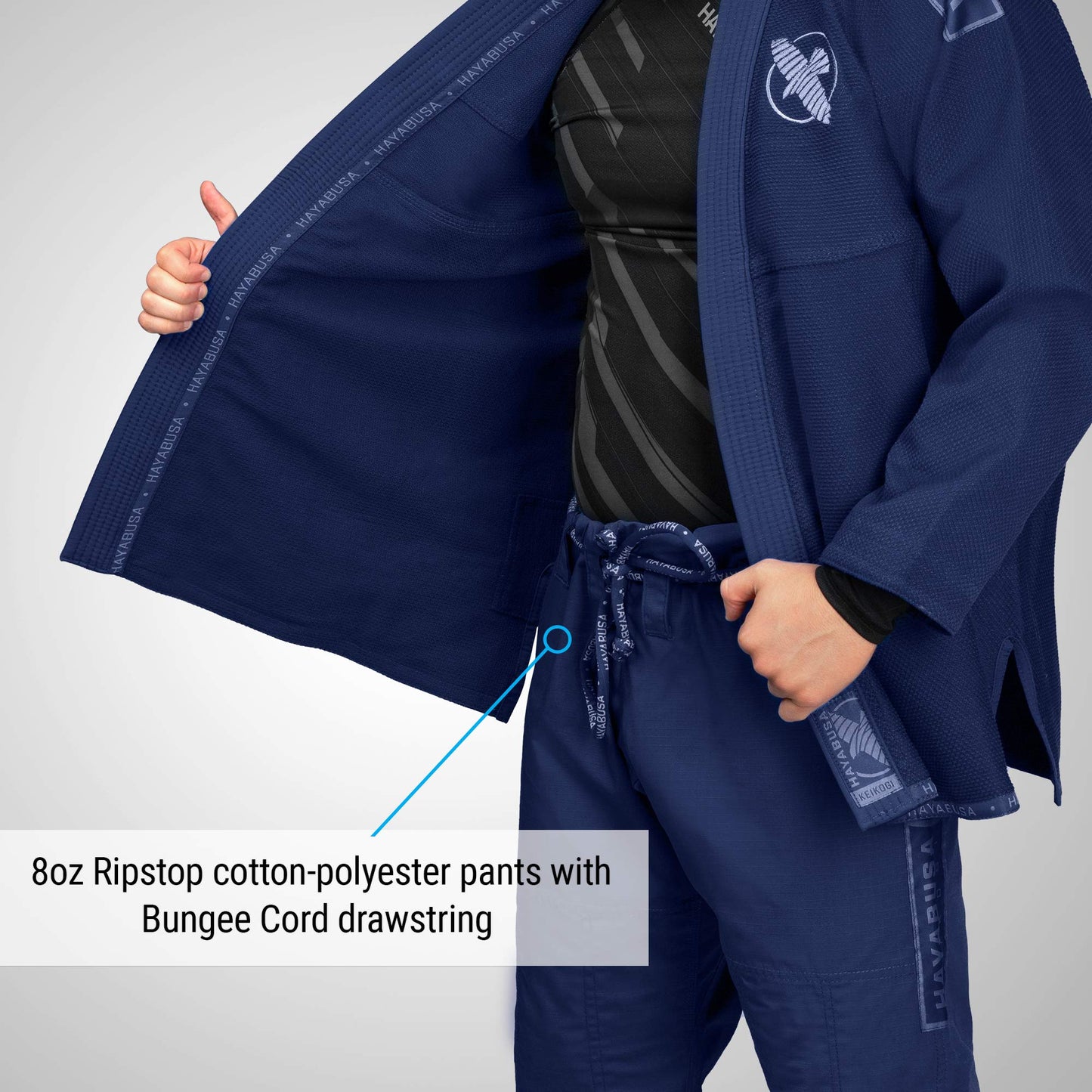 Hayabusa Lightweight Jiu Jitsu Gi - Navy