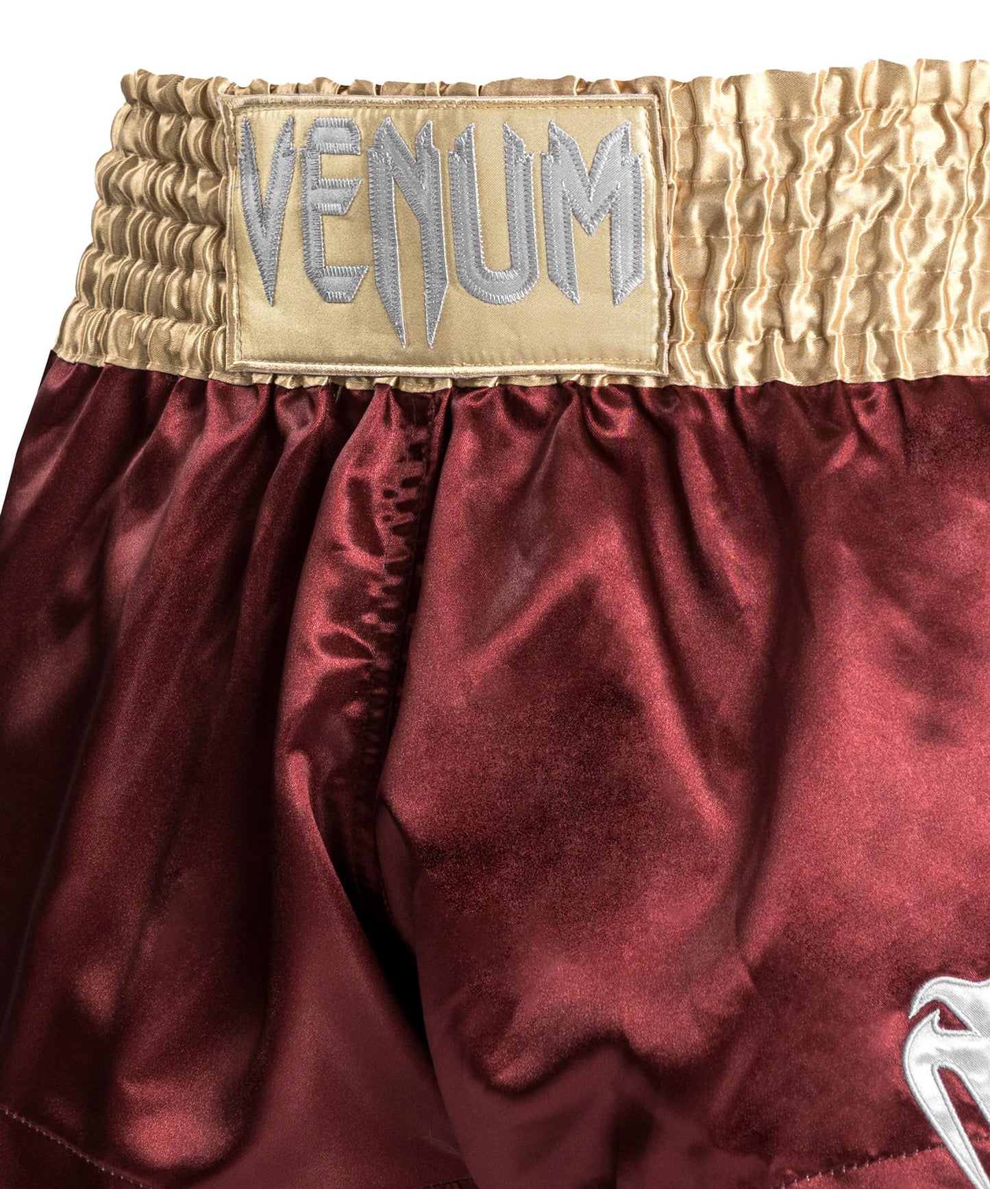 Venum Muay Thai Shorts Classic - Burgundy/Gold/White