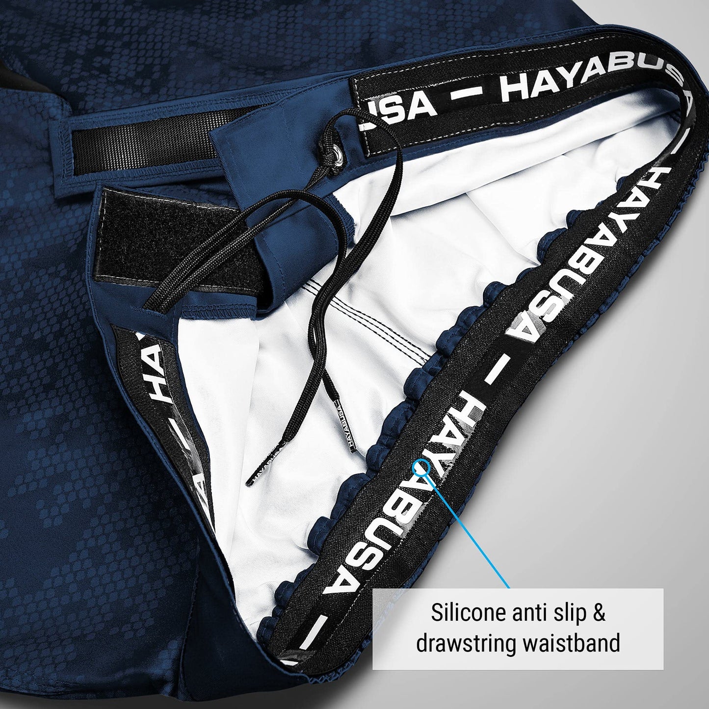 Hayabusa Hexagon BJJ Shorts - Navy