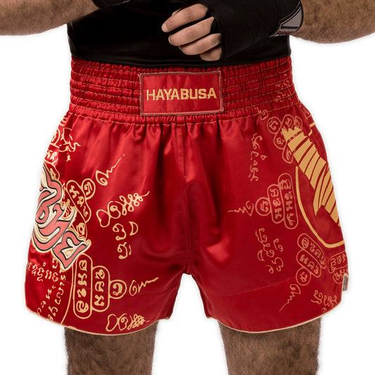 Hayabusa Falcon Muay Thai Shorts - Red