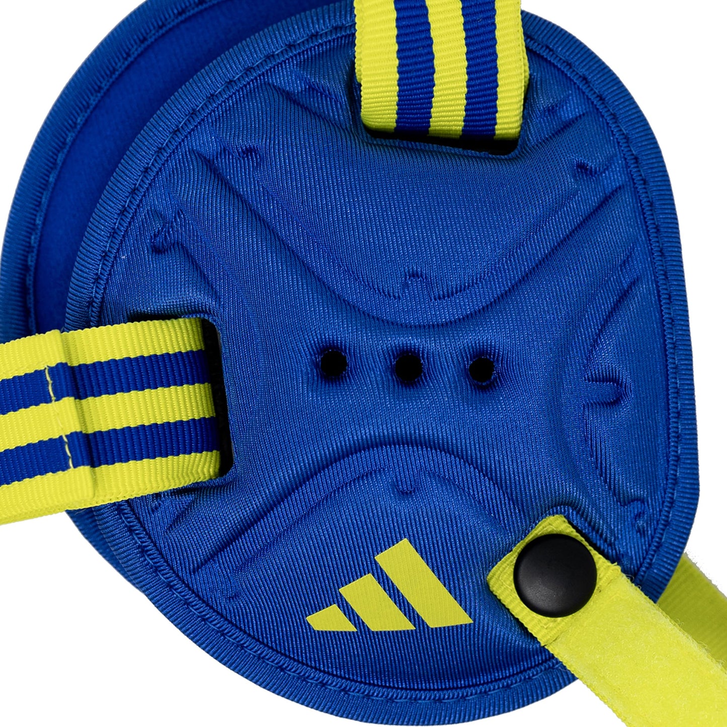 adidas Youth Wizard Wrestling Ear Guard - Royal/Solar Yellow