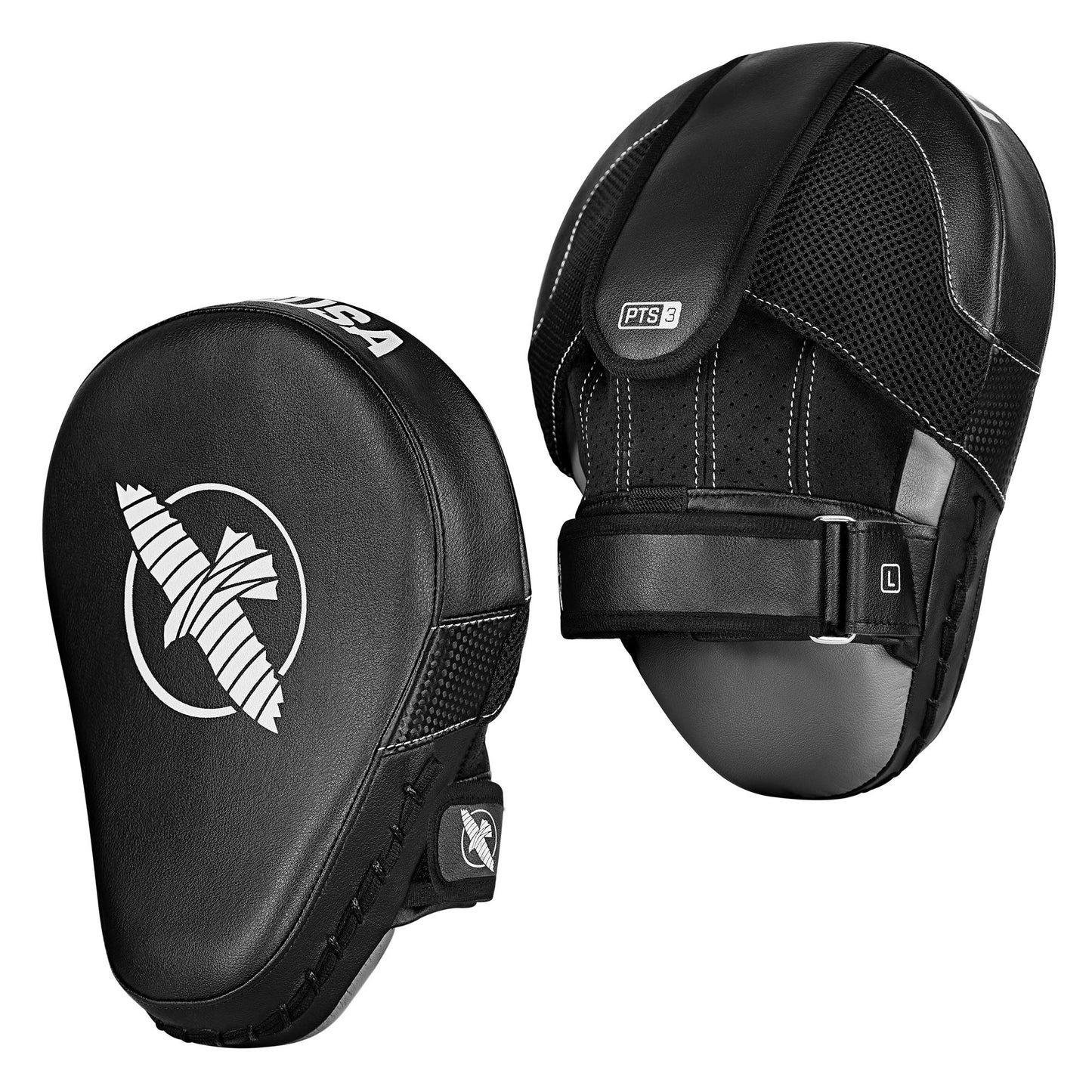 Hayabusa PTS 3 Focus Mitts Pair - Black