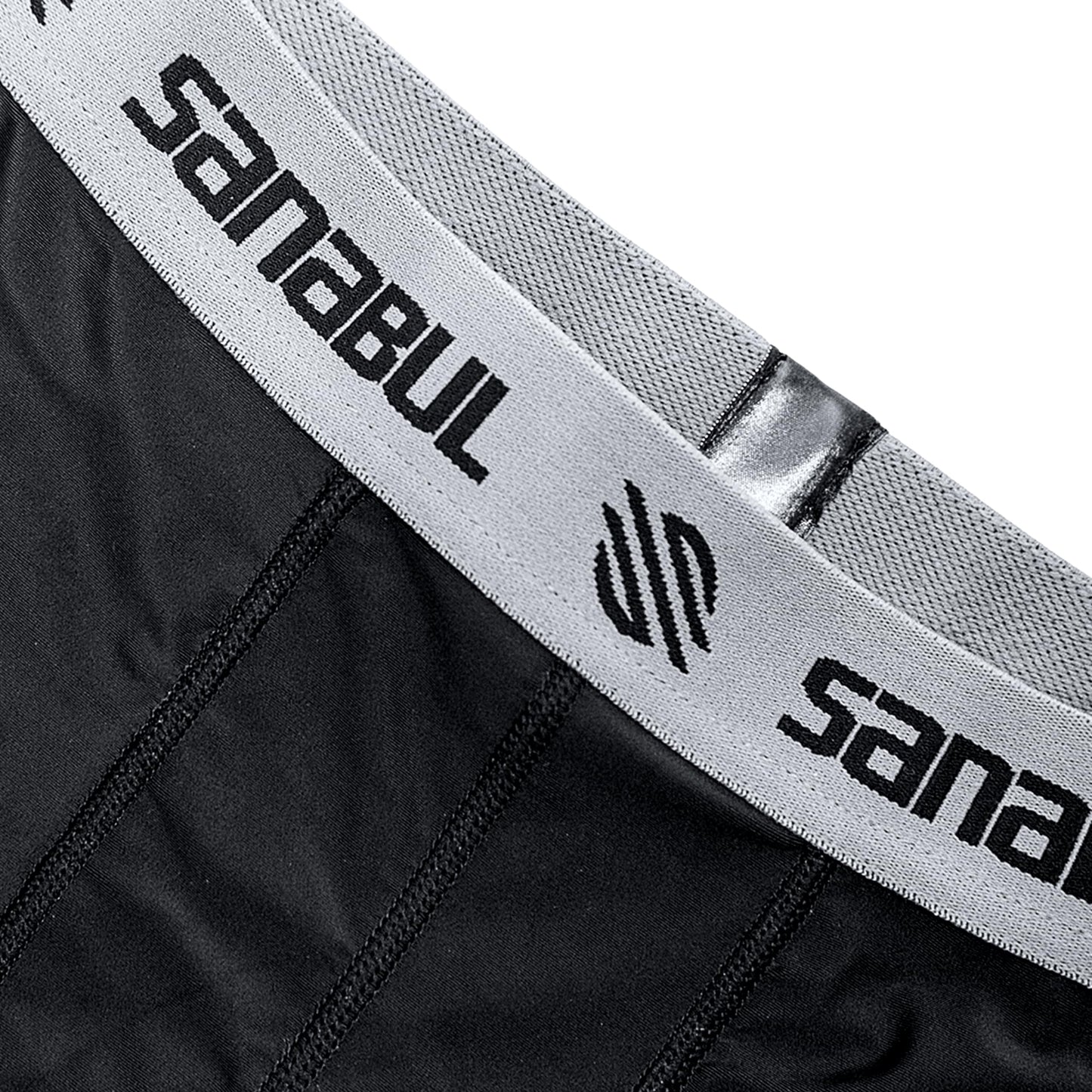 Sanabul Essential Compression Tights Men No Gi Jiu Jitsu Spats - Black