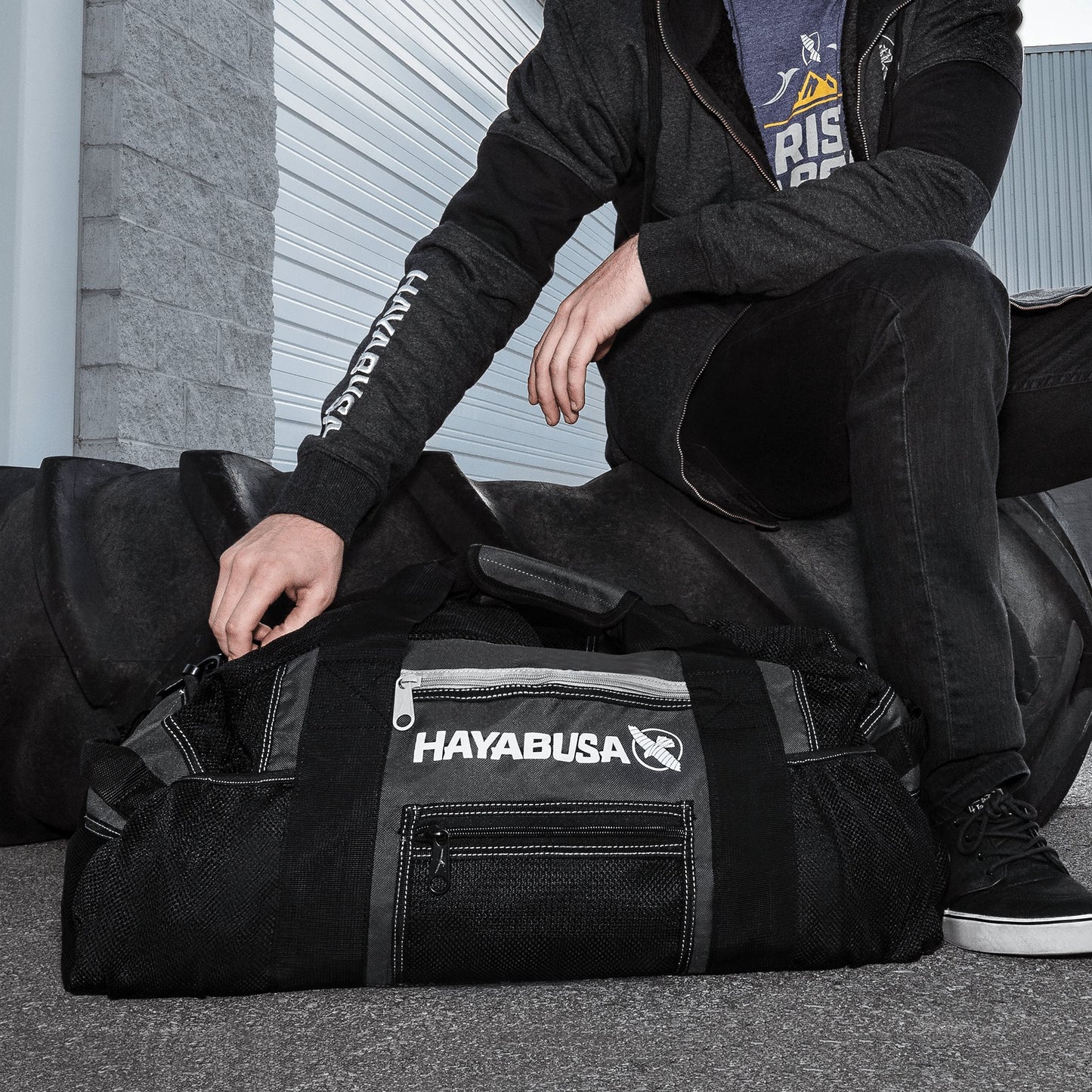 Hayabusa Ryoko Mesh Gear Bag - Black/Grey