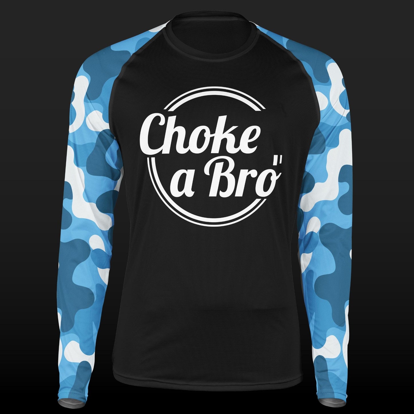 Brogo Long Sleeve Rashguard - Blue Camo